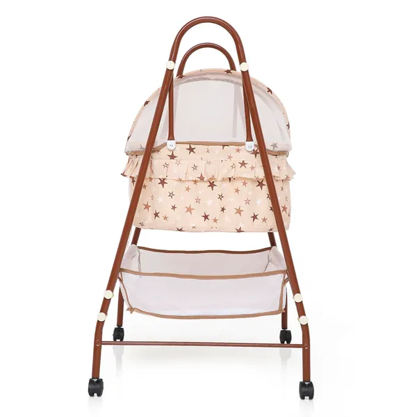 Brown_Metal_&_Mesh_Cradle_For_Kids