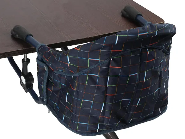 Blue_Metal_&_Polycotton_Feeding_Chair_For_Kids