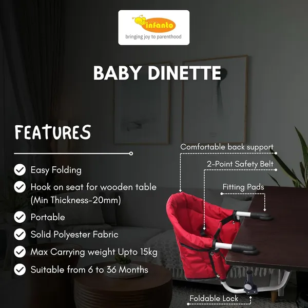 Red_Metal_&_Polycotton_Feeding_Chair_For_Kids