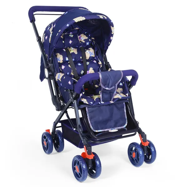 Blue_Metal,_Polyester_&_Polycotton_Stroller_For_Kids