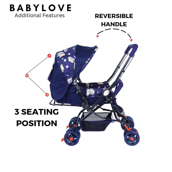 Blue_Metal,_Polyester_&_Polycotton_Stroller_For_Kids