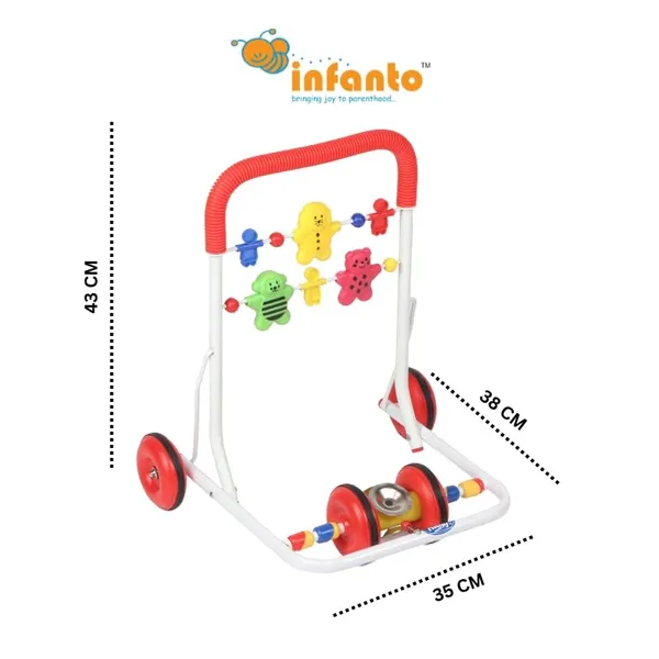 Red_Metal,_PVC_&_Plastic_Walker_For_Kids