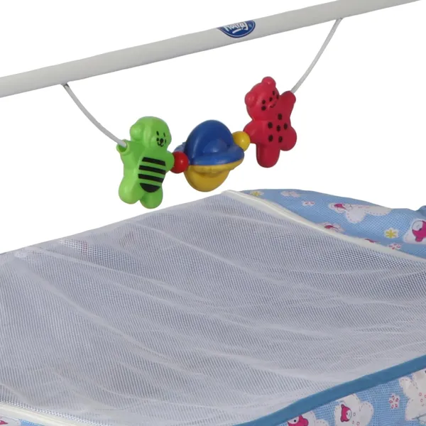 Light_Blue_Metal_&_Fabric_Cradle_For_Kids