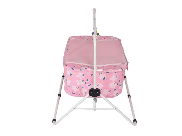 Pink_Metal_&_Fabric_Cradle_For_Kids