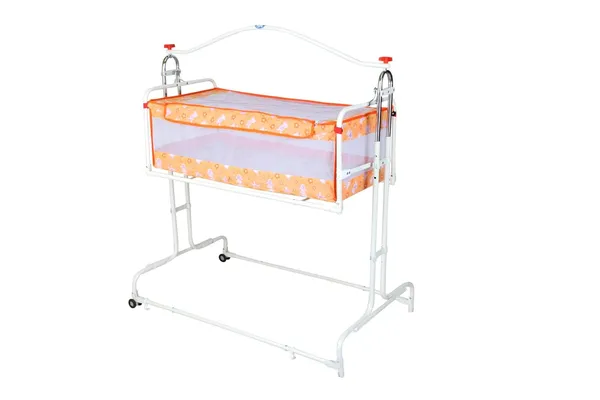 Peach_Stainless_Steel_&_Mesh_Cradle_For_Kids