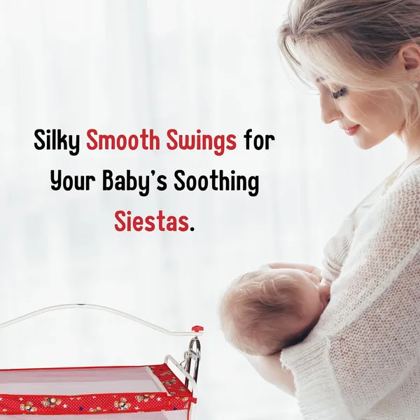 Red_Steel_&_Mesh_Cradle_For_Kids