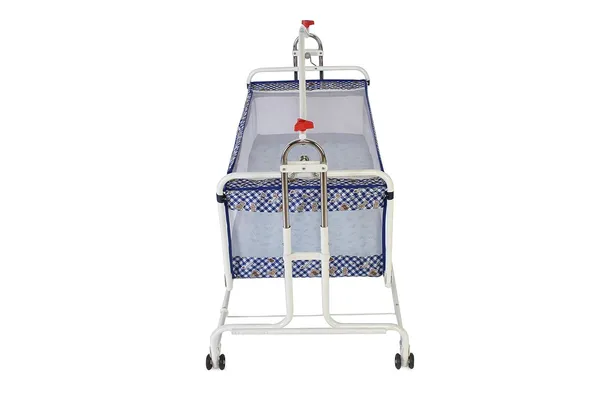 Blue_Metal_&_Fabric_Cradle_For_Kids
