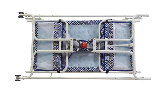 Blue_Metal_&_Fabric_Cradle_For_Kids