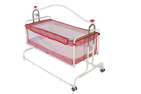 Red_Metal_&_Mesh_Cradle_For_Kids