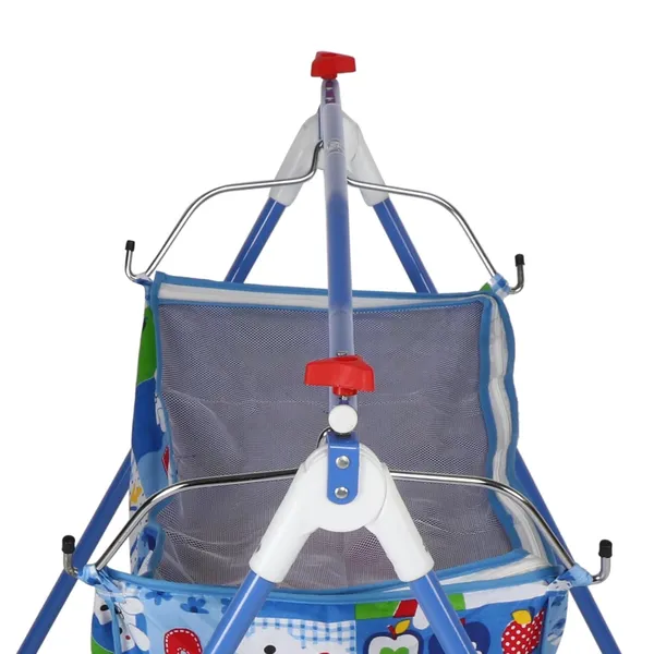 Blue_Metal_&_Mesh_Cradle_For_Kids