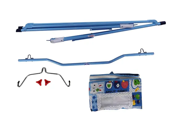 Blue_Metal_&_Mesh_Cradle_For_Kids