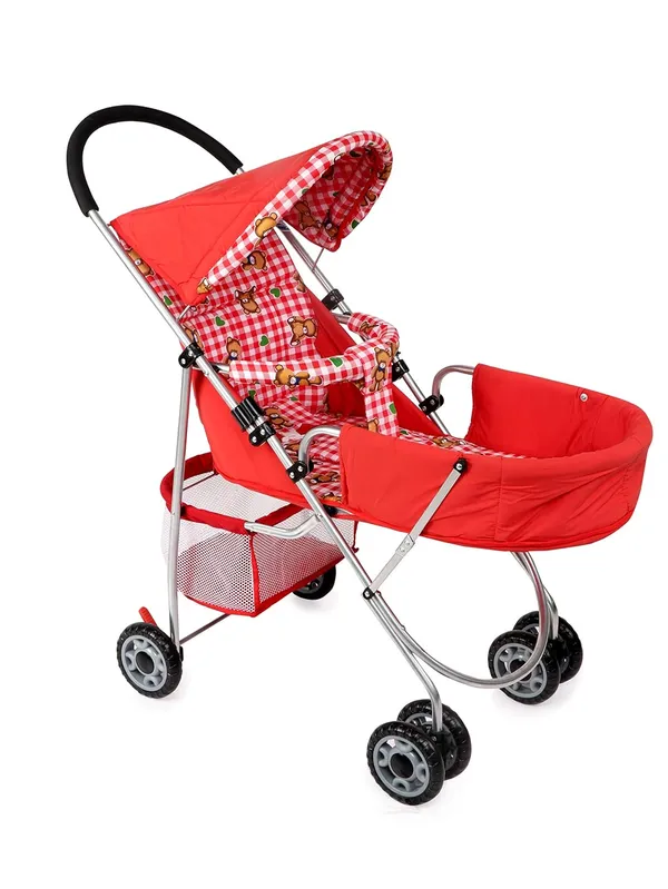 Multicolor_Aluminum/Steel_&_Fabric_Stroller_For_Kids