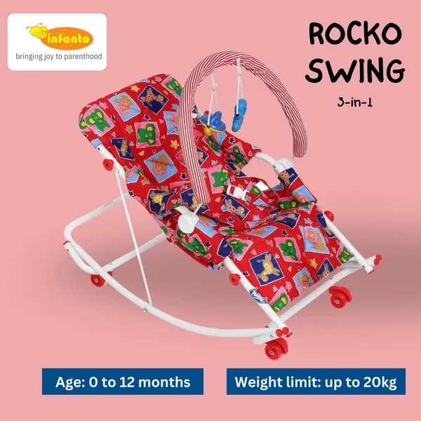 Red_Metal_Swing_Rocker_For_Kids
