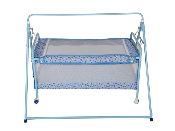 Blue_Metal_&_Mesh_Cradle_For_Kids