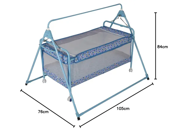 Blue_Metal_&_Mesh_Cradle_For_Kids