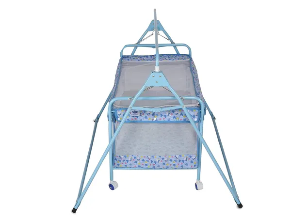 Blue_Metal_&_Mesh_Cradle_For_Kids
