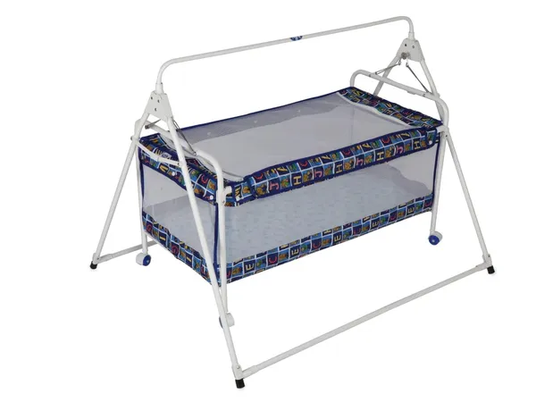 Blue_Metal_&_Mesh_Cradle_For_Kids