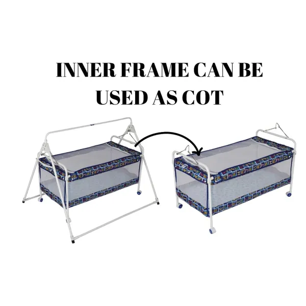 Blue_Metal_&_Mesh_Cradle_For_Kids