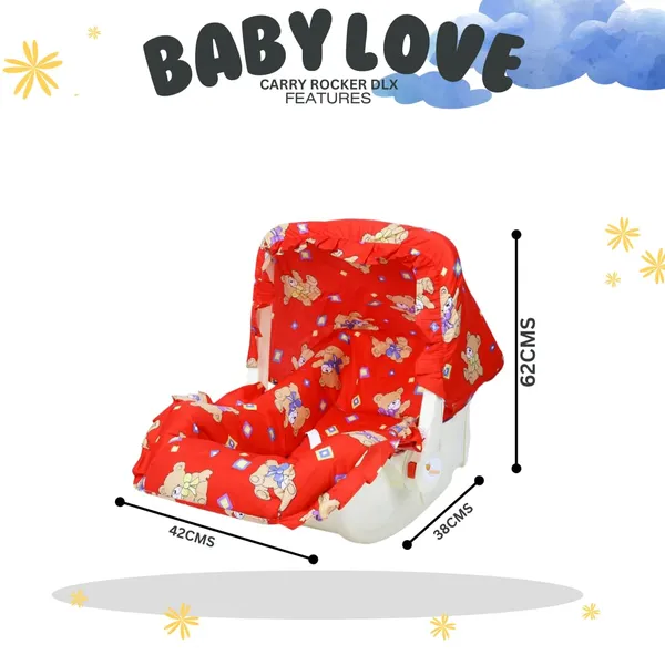 Red_Plastic,_Metal_&_Fabric_Sleeping_Carrier_For_Kids