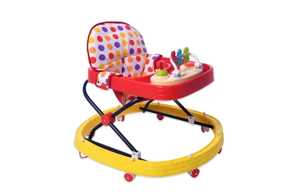 Red_Plastic_&_PVC_Walker_For_Kids