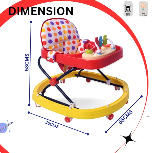 Red_Plastic_&_PVC_Walker_For_Kids