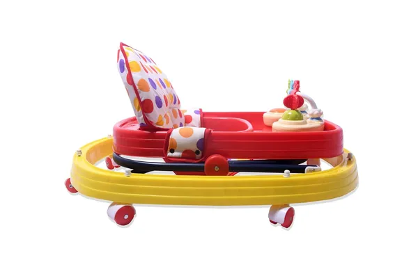 Red_Plastic_&_PVC_Walker_For_Kids