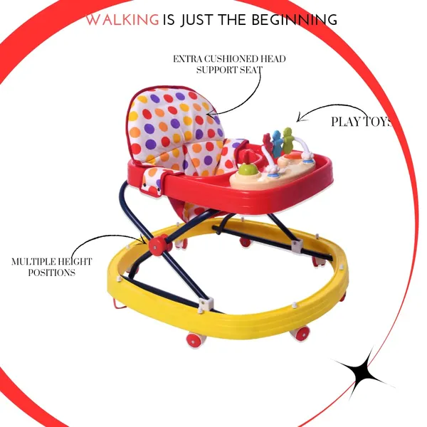 Red_Plastic_&_PVC_Walker_For_Kids