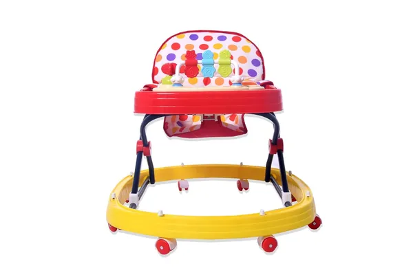 Red_Plastic_&_PVC_Walker_For_Kids