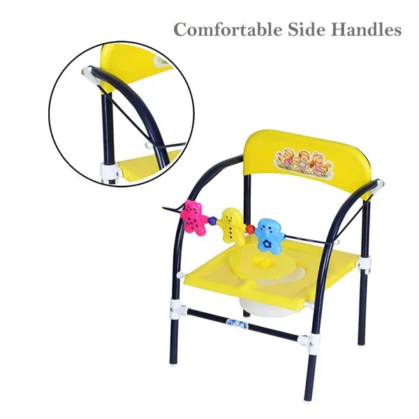 Yellow_Plastic_&_Metal_Potty_Chair_For_Kids