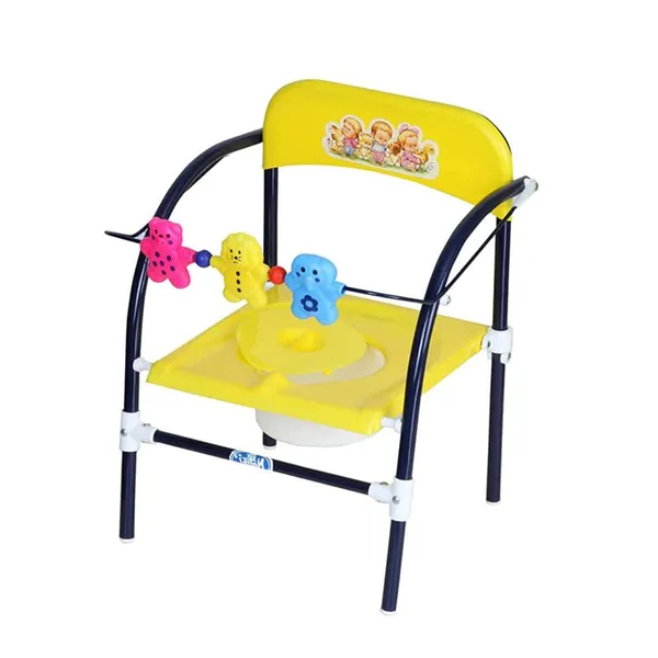 Yellow_Plastic_&_Metal_Potty_Chair_For_Kids