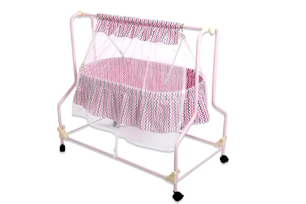 Pink_Plastic_&_Fabric_Cradle_For_Kids