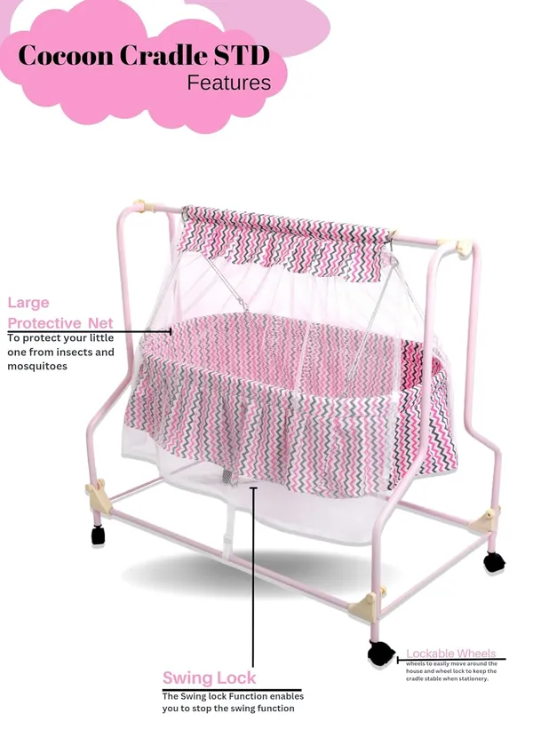 Pink_Plastic_&_Fabric_Cradle_For_Kids