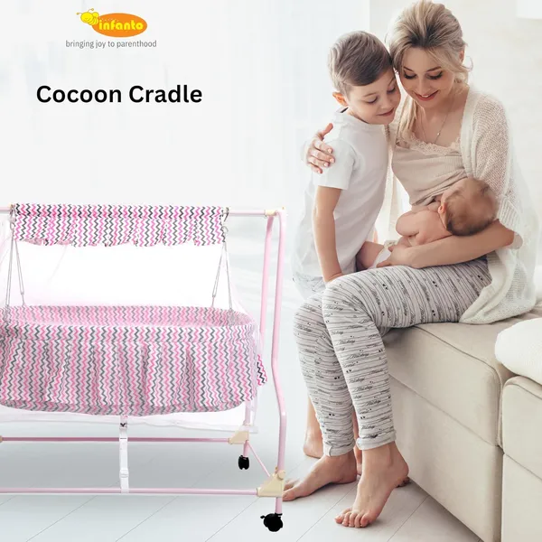 Pink_Plastic_&_Fabric_Cradle_For_Kids