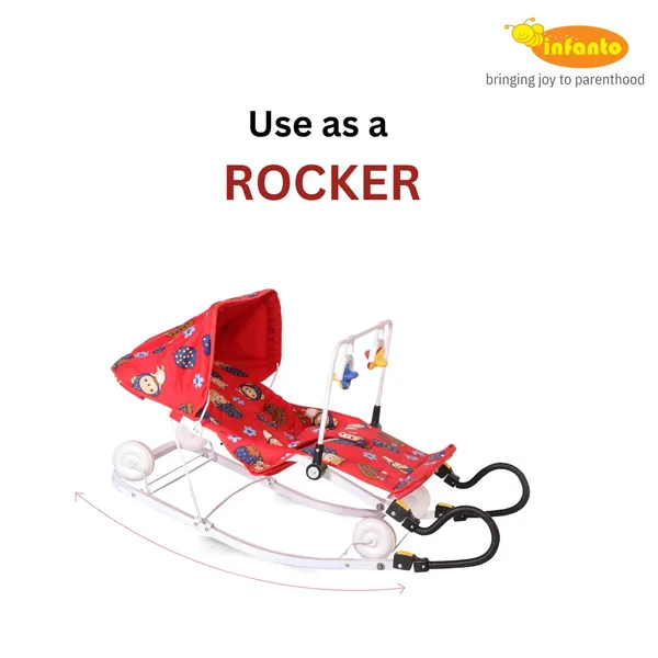 Red_Plastic_&_Fabric_Bouncer_For_Kids