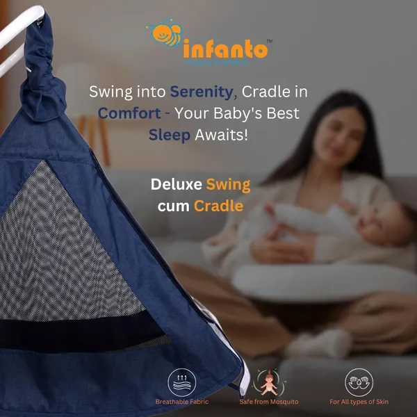 Blue_Metal_&_Fabric_Cradle_For_Kids
