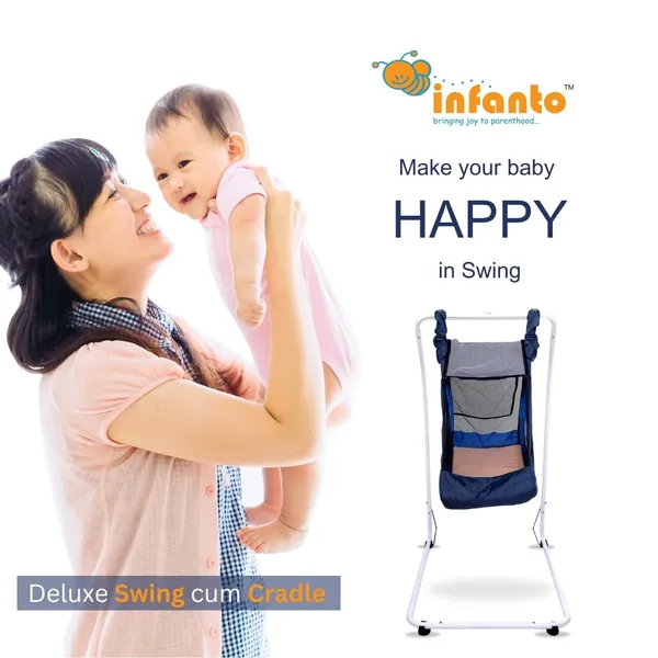 Blue_Metal_&_Fabric_Cradle_For_Kids