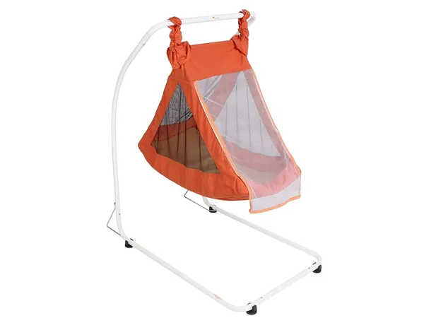 Orange_Metal_&_Fabric_Cradle_For_Kids