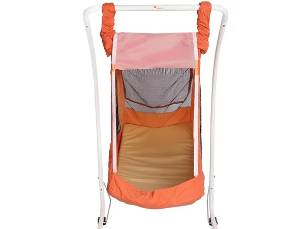 Orange_Metal_&_Fabric_Cradle_For_Kids