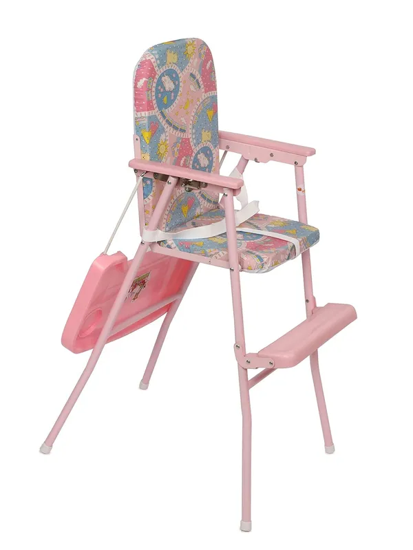 Pink_Foam_High_Chair_For_Kids