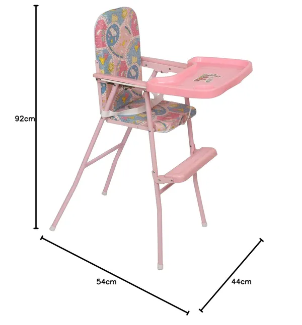 Pink_Foam_High_Chair_For_Kids
