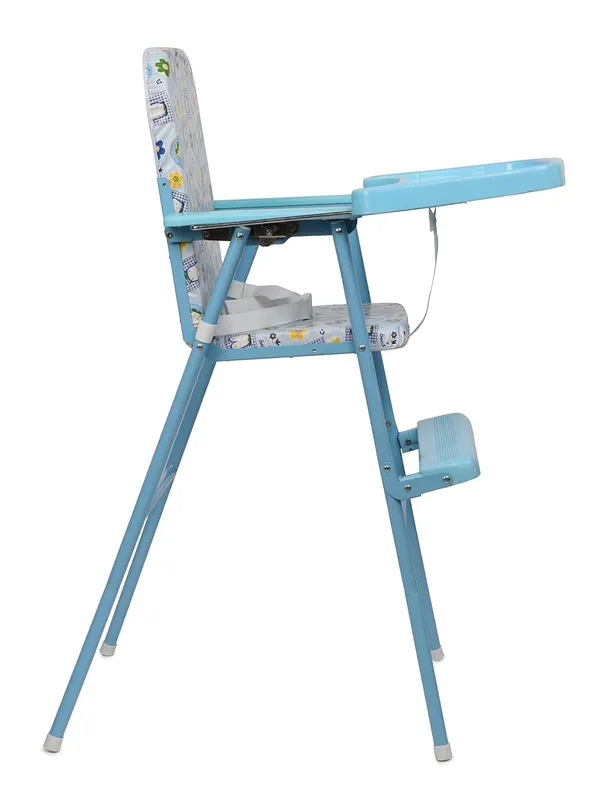 Blue_Metal_&_Fabric_High_Chair_For_Kids