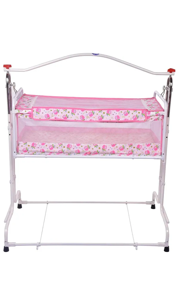 Pink_Steel_&_Mesh_Cradle_For_Kids