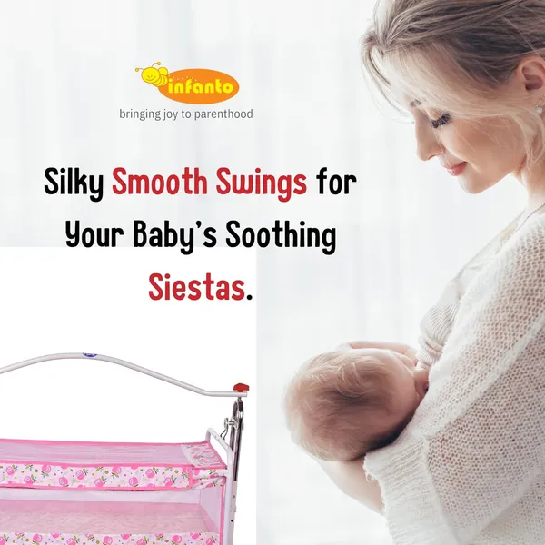 Pink_Steel_&_Mesh_Cradle_For_Kids