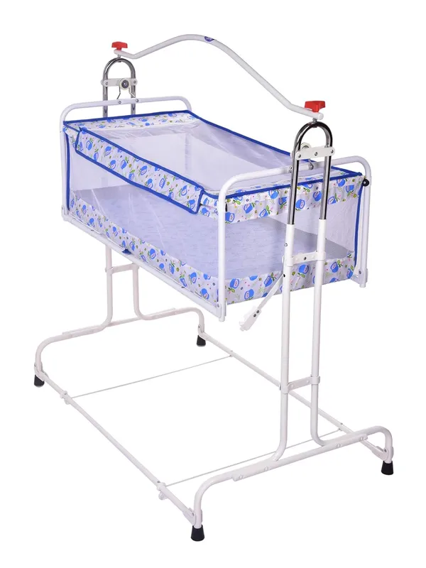 Blue_Steel_&_Mesh_Cradle_For_Kids