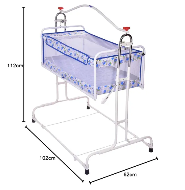 Blue_Steel_&_Mesh_Cradle_For_Kids