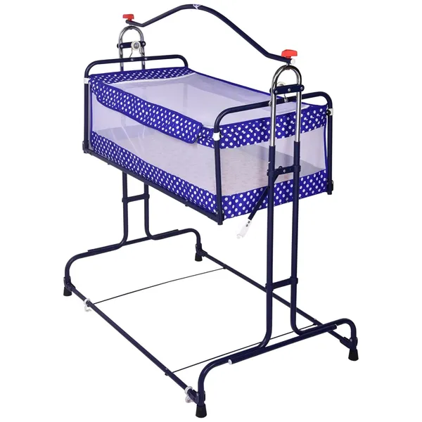 Blue_Steel_&_Mesh_Cradle_For_Kids