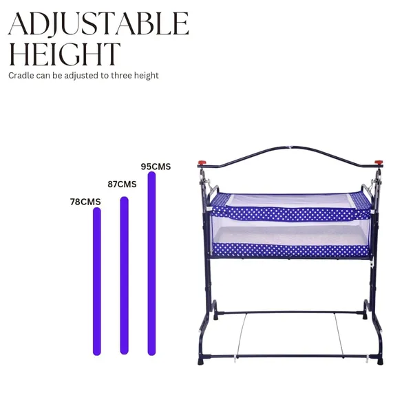 Blue_Steel_&_Mesh_Cradle_For_Kids