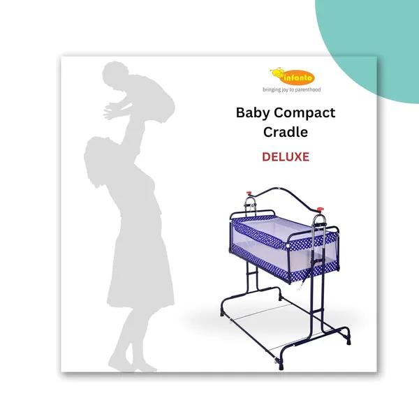 Blue_Steel_&_Mesh_Cradle_For_Kids