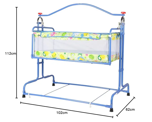 Green_Steel_&_Mesh_Cradle_For_Kids