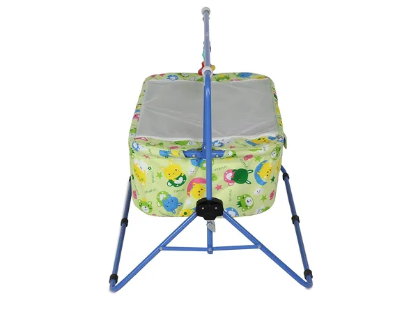 Green_Plastic_&_Steel_Cradle_For_Kids